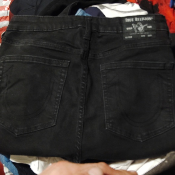 True Religion Black Halle Jeans High Rise Super Skinny - Picture 2 of 5